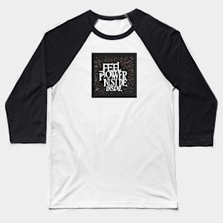 Text art Baseball T-Shirt